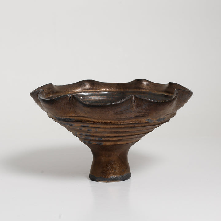 Bronze Pedestal Bowl