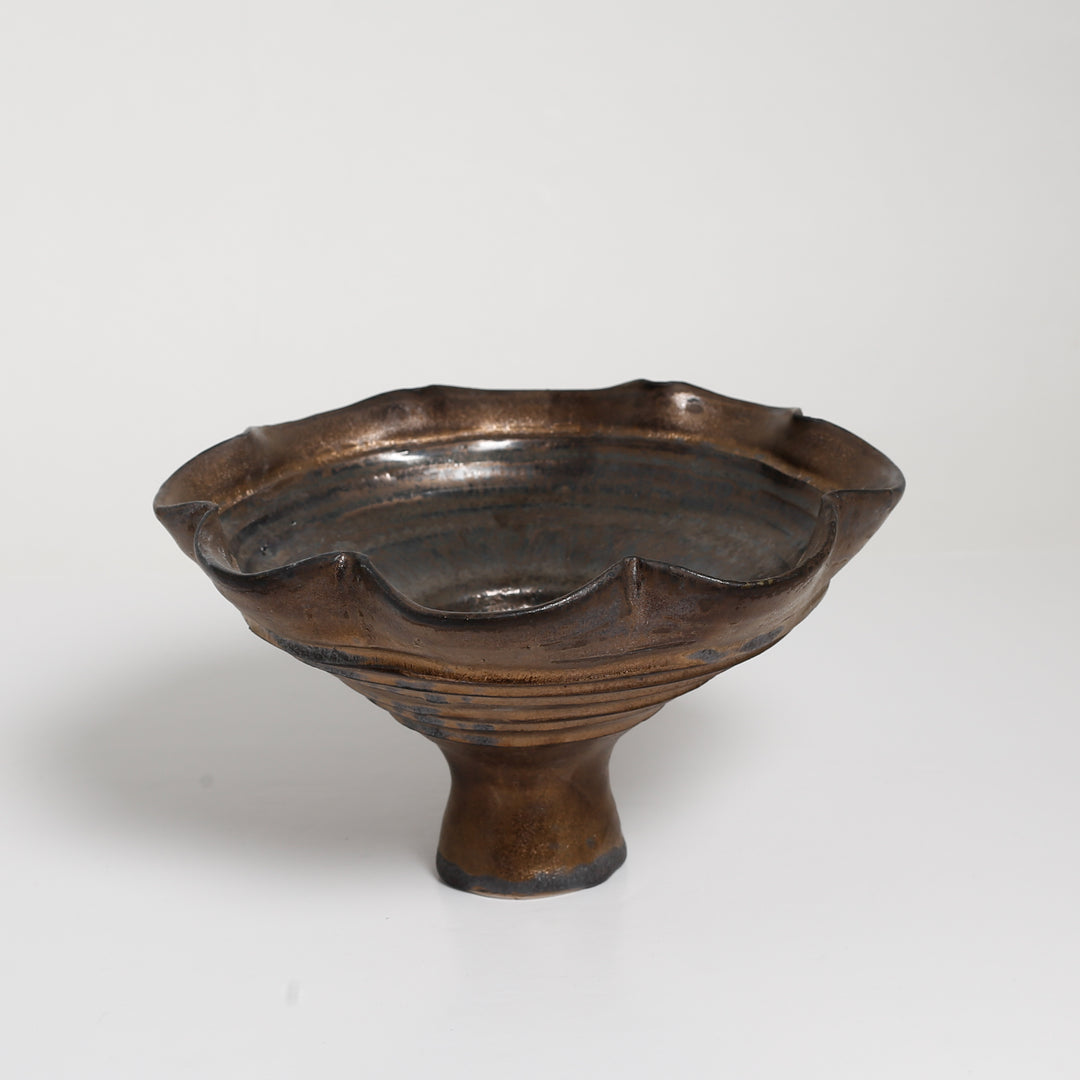 Bronze Pedestal Bowl