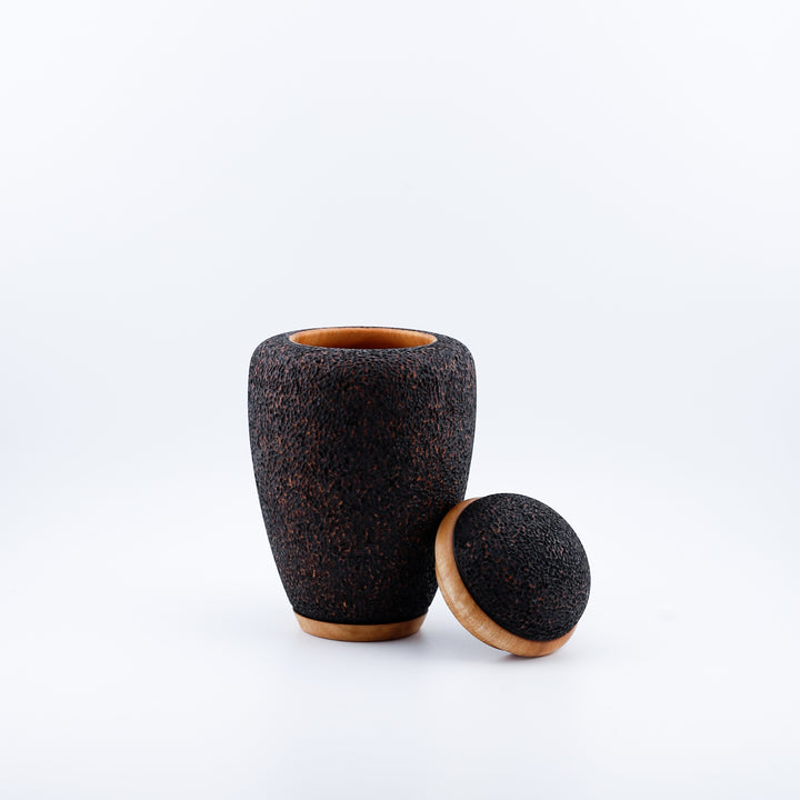 Turned Box Burnt Outside