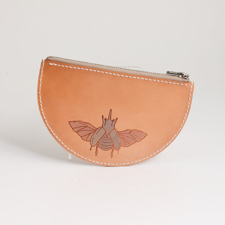 Zipper Pouch - Rose Gold Beetle