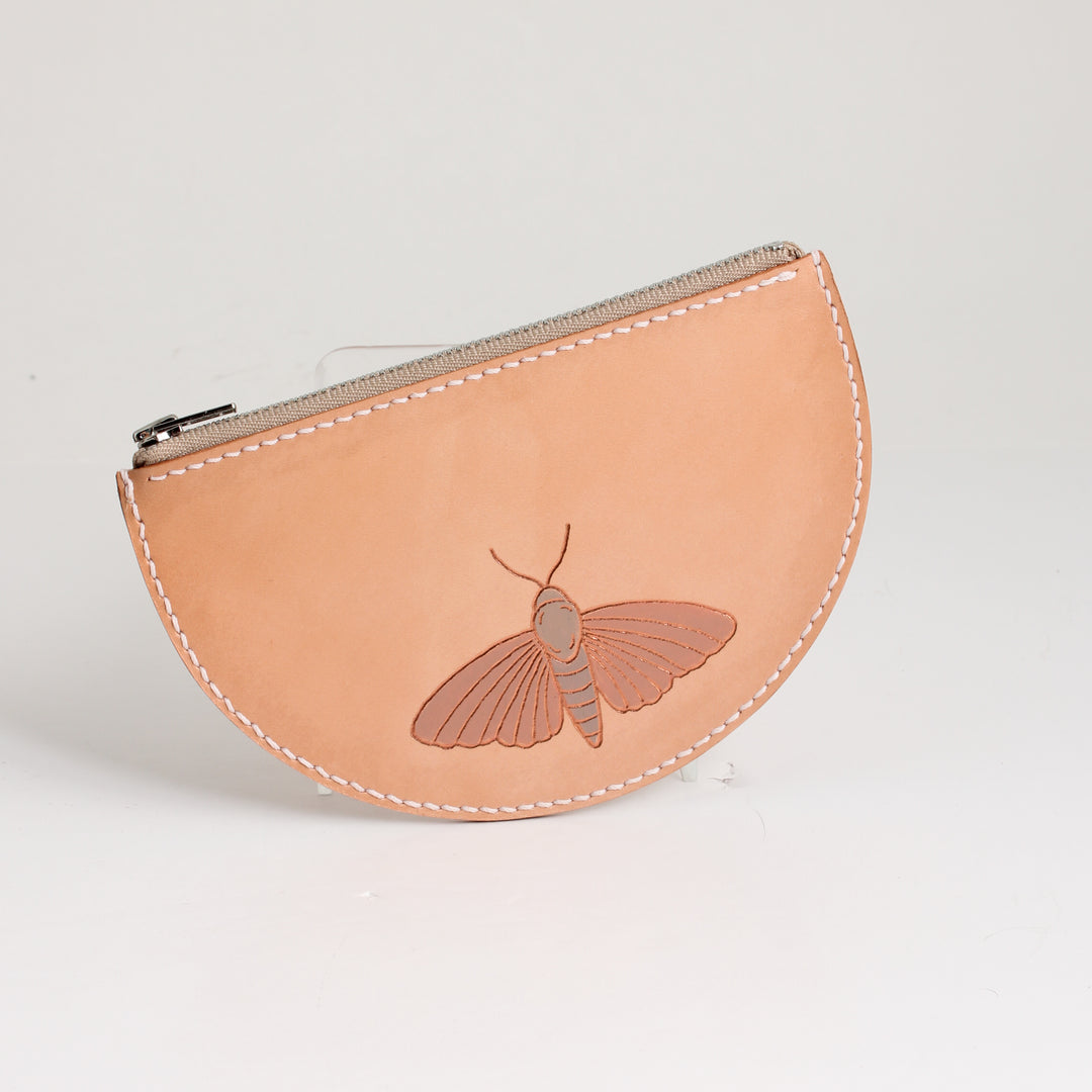 Zipper Pouch - Rose Gold Beetle