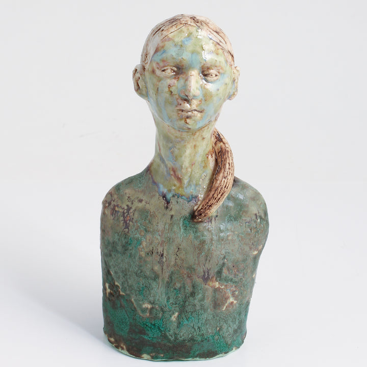 Untitled Figure (J1) - Green Face/Green