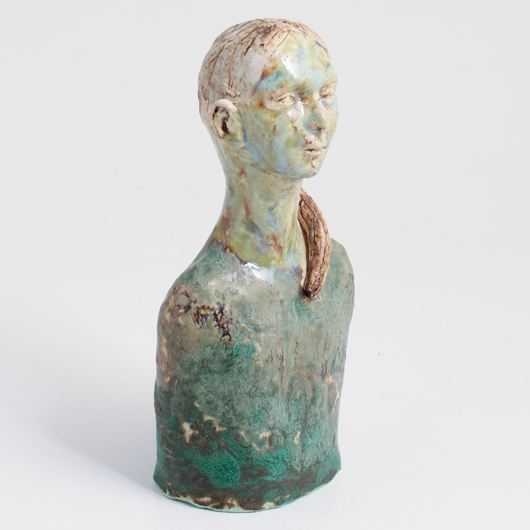 Untitled Figure (J1) - Green Face/Green