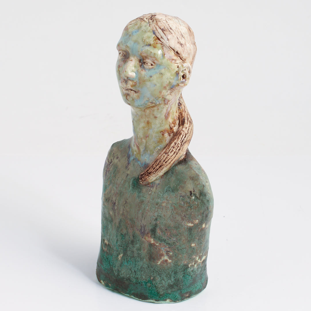 Untitled Figure (J1) - Green Face/Green