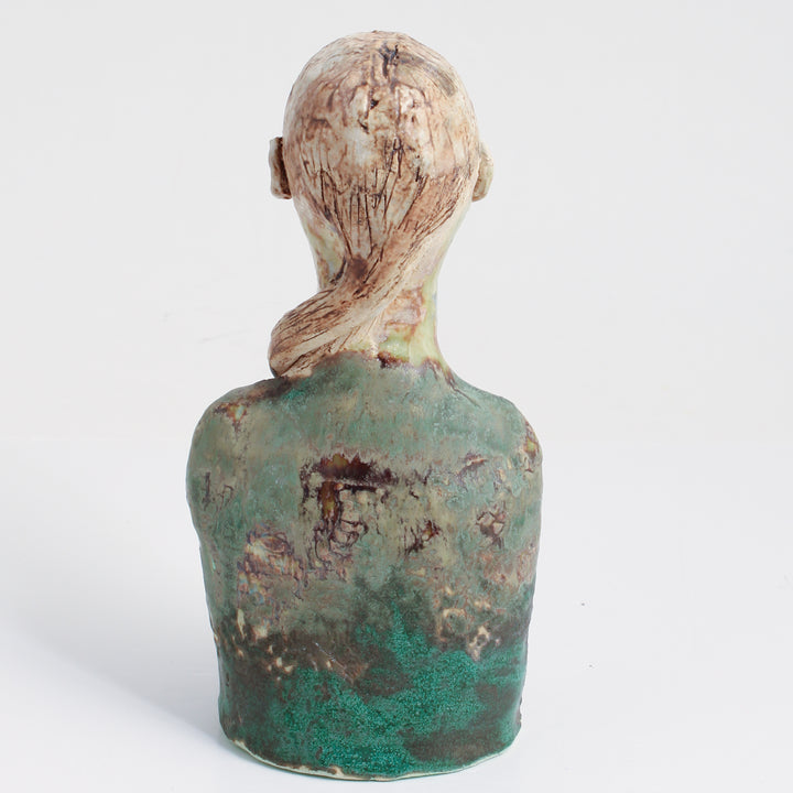 Untitled Figure (J1) - Green Face/Green