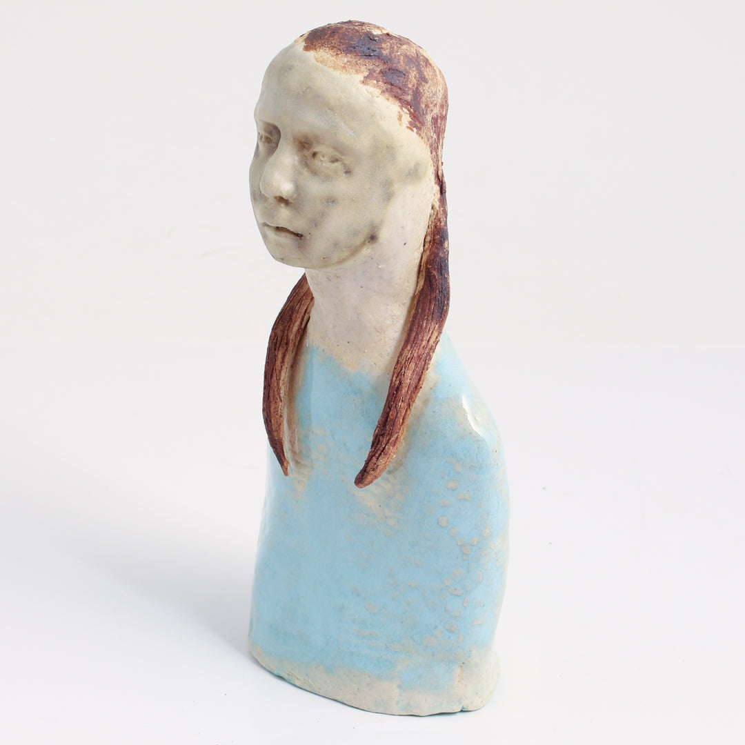 Untitled Figure (C5) - Teal Sweater / Ponys