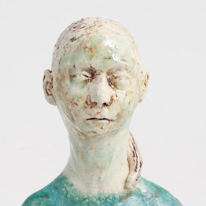 Untitled Figure (J3) - Green Sweater / Pony