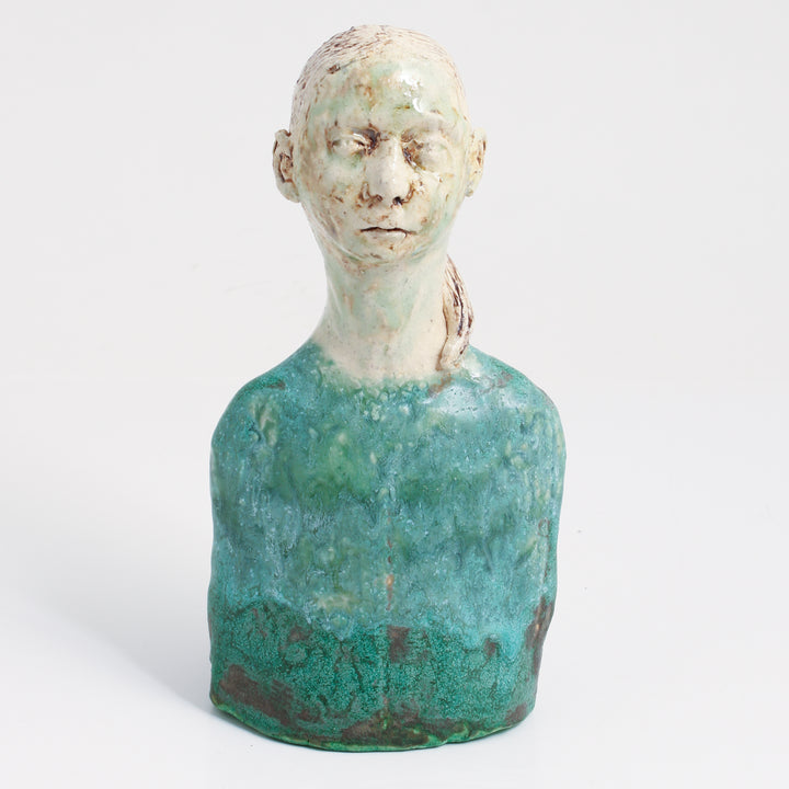 Untitled Figure (J3) - Green Sweater / Pony