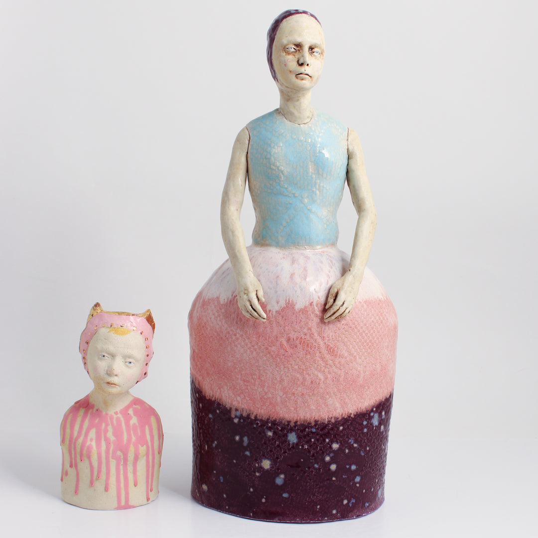 Untitled Figure - Pink Skirt