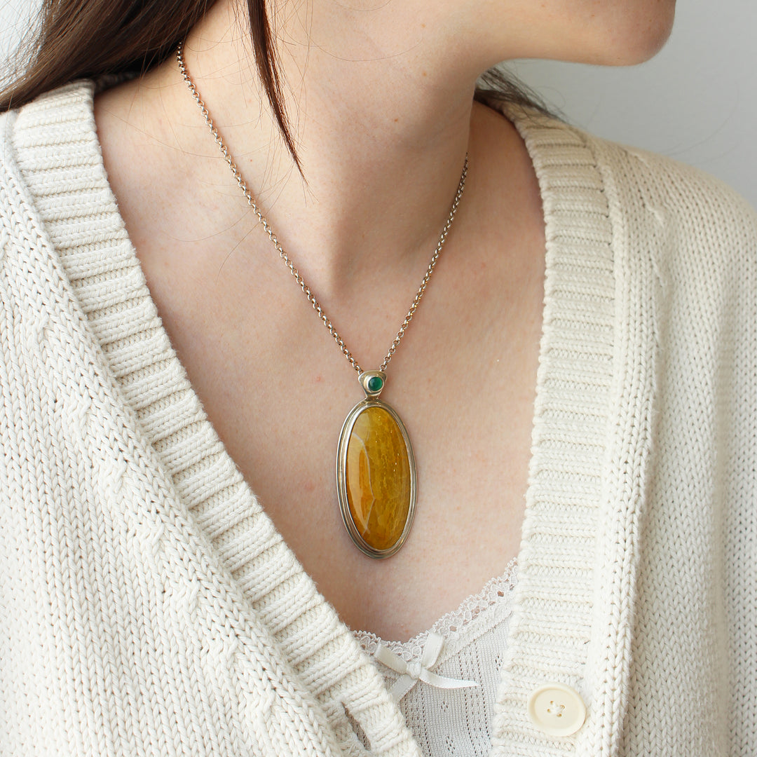 Pendant,Sunshine+Lollipop,Agate