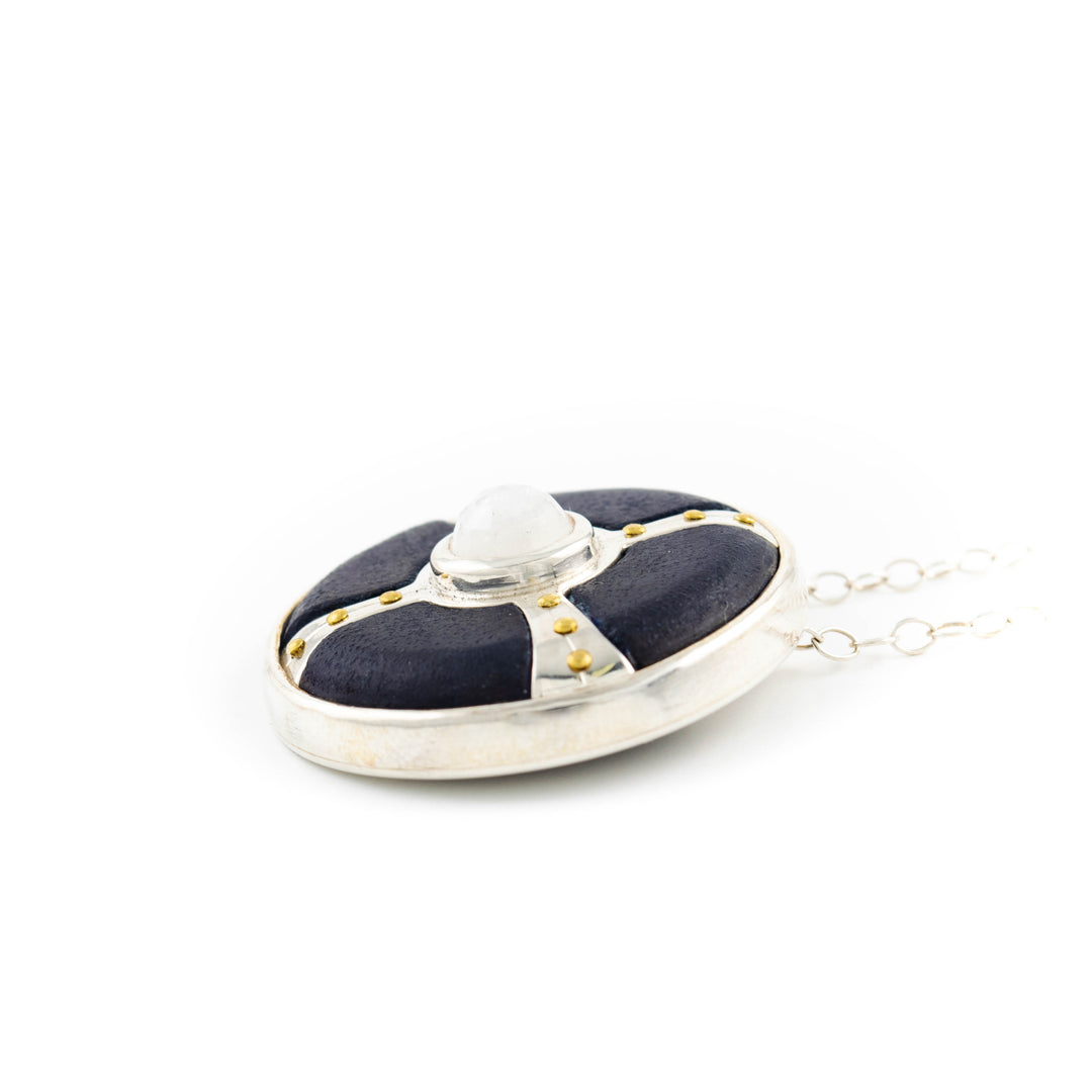 Pendant, 'Full Moon' Shield