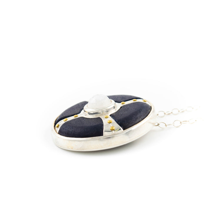 Pendant, 'Full Moon' Shield