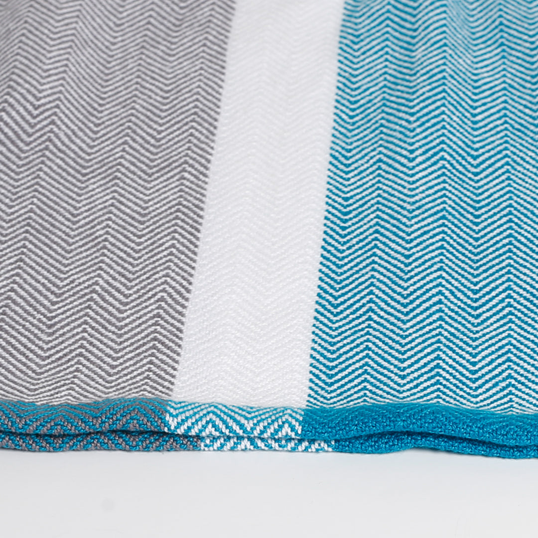 Tea Towel, Cotton Turquoise Twill