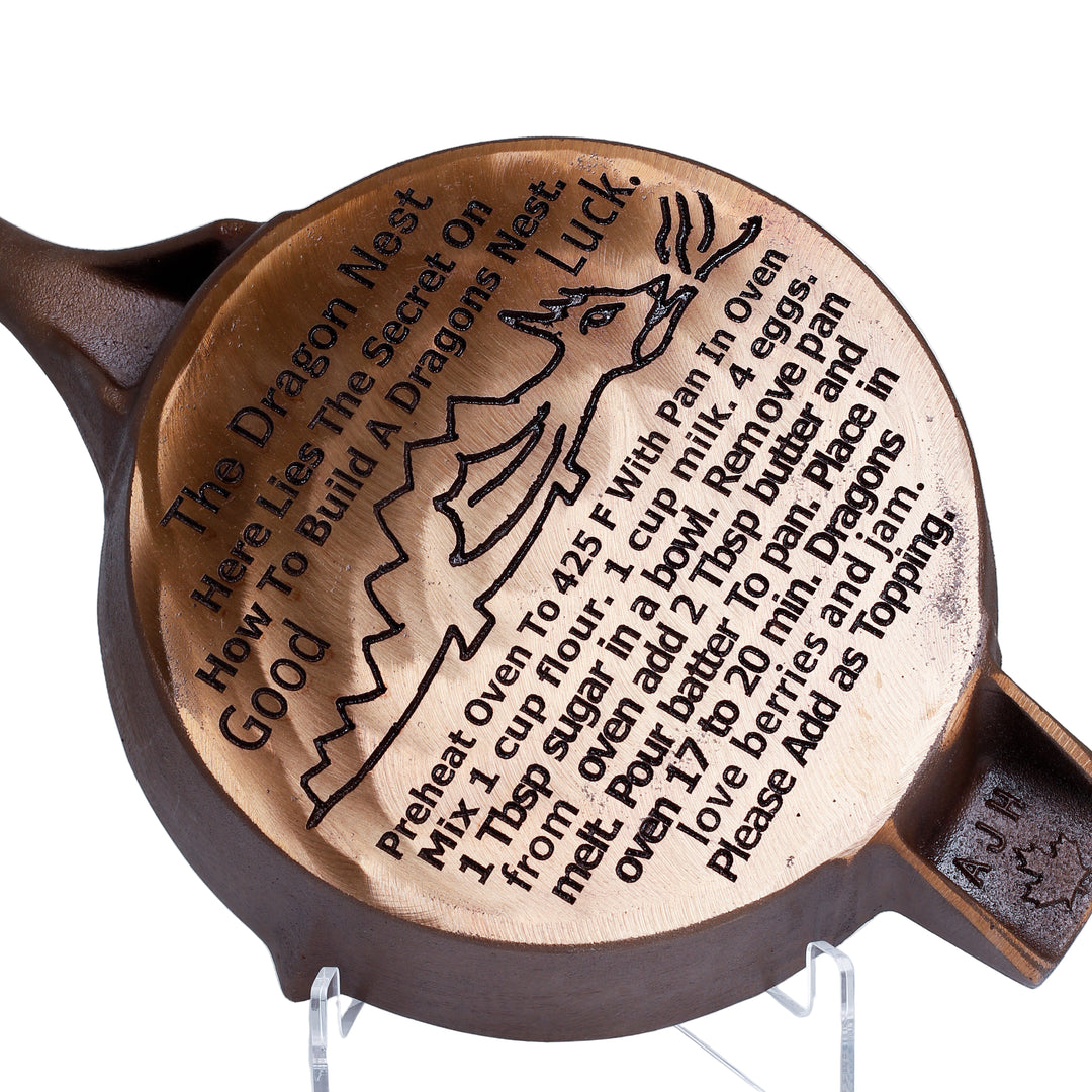 #11 Dragon Cast Iron Pan