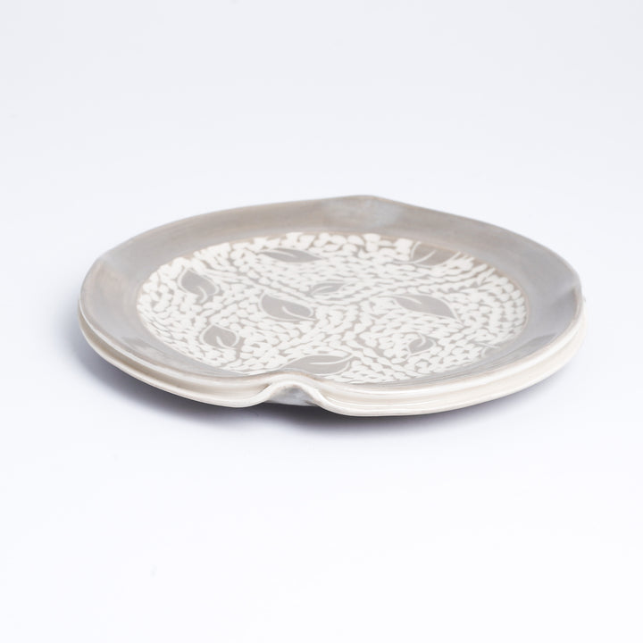 Plate, Sge/Grey Split Rim 7"