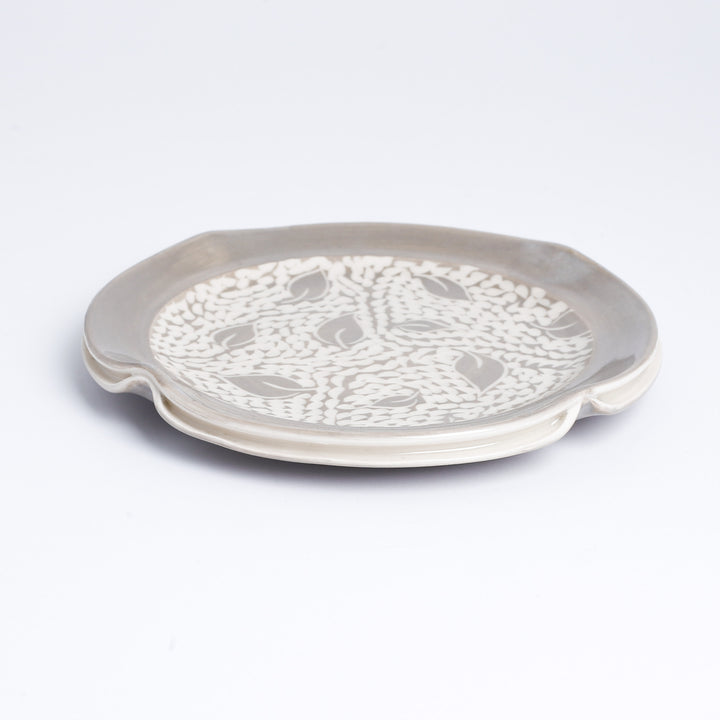 Plate, Sge/Grey Split Rim 7"