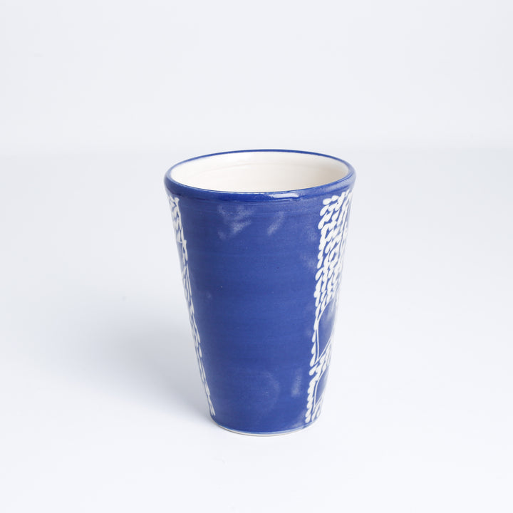 Tumbler, Blue Leaf