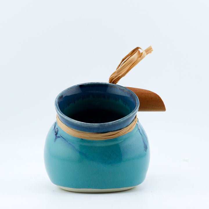 Jar, Salt, Turquoise