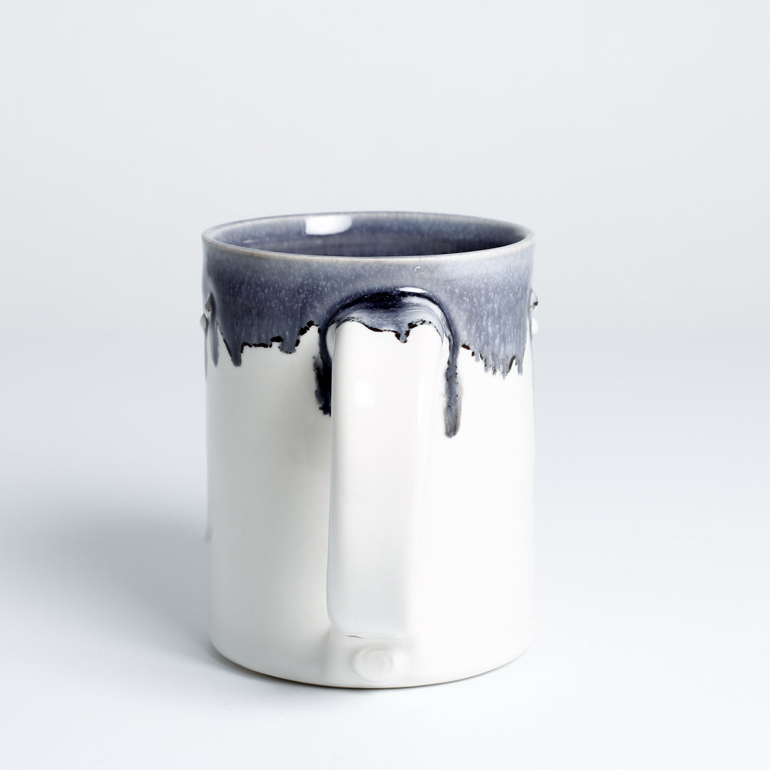 Mug, Grey Ice Raven