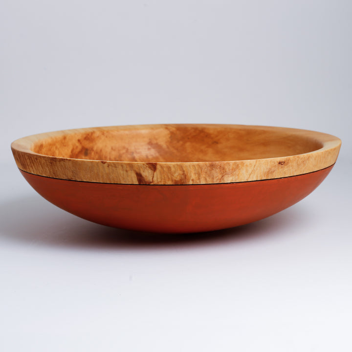 Bowl, Birch, Orange, 14x3.75
