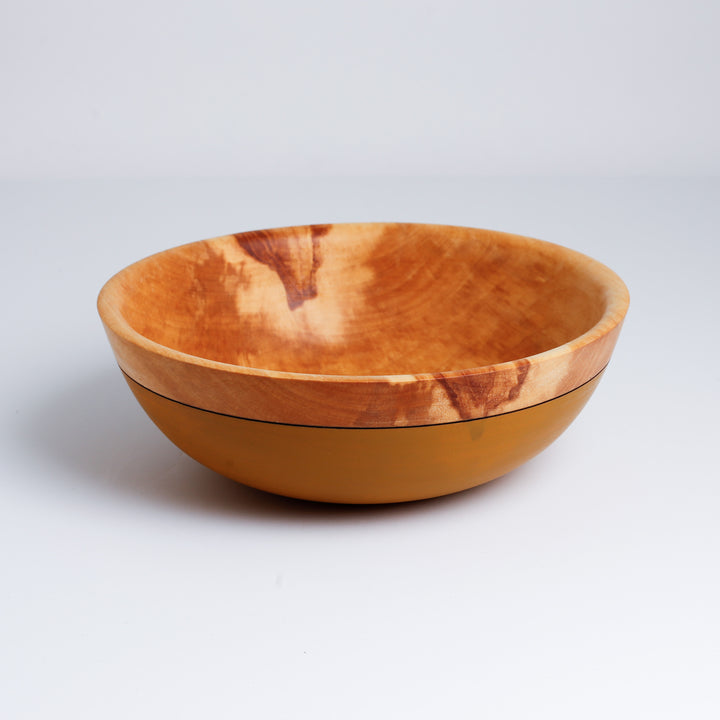 Bowl, Birch, Yellow, 9.75x3.5