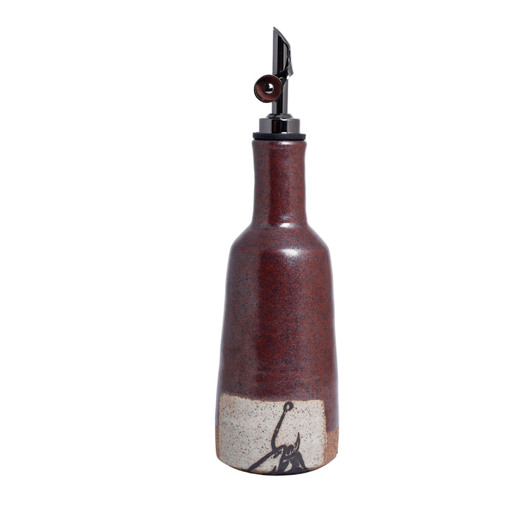 Fishhead Oil Bottle, Red