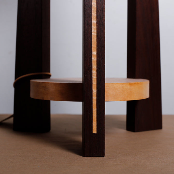 Table #2520, Very Figured Maple & Nogal