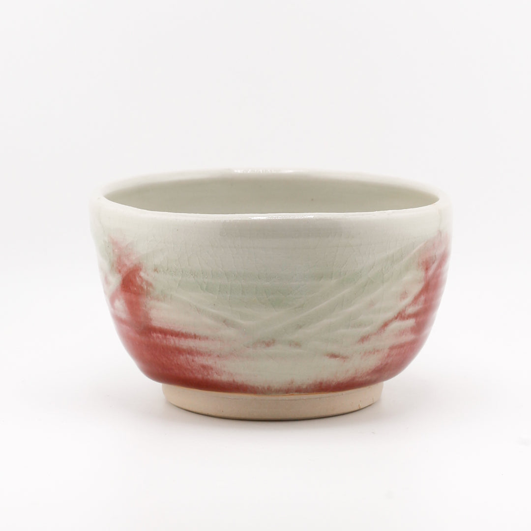Red Mix Tea Bowl