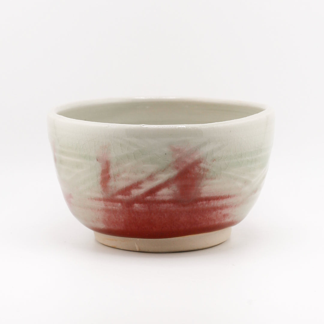 Red Mix Tea Bowl