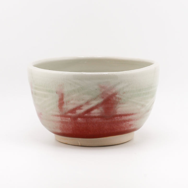 Red Mix Tea Bowl