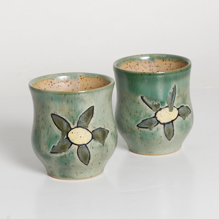 Stemless Goblet - Flower