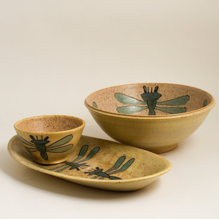 Pre-Order Stoneware Serving Set of 3