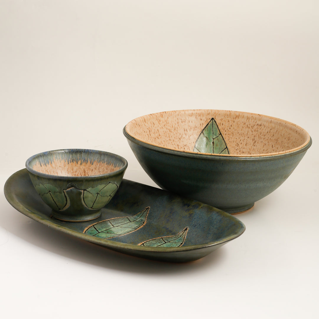 Pre-Order Stoneware Serving Set of 3
