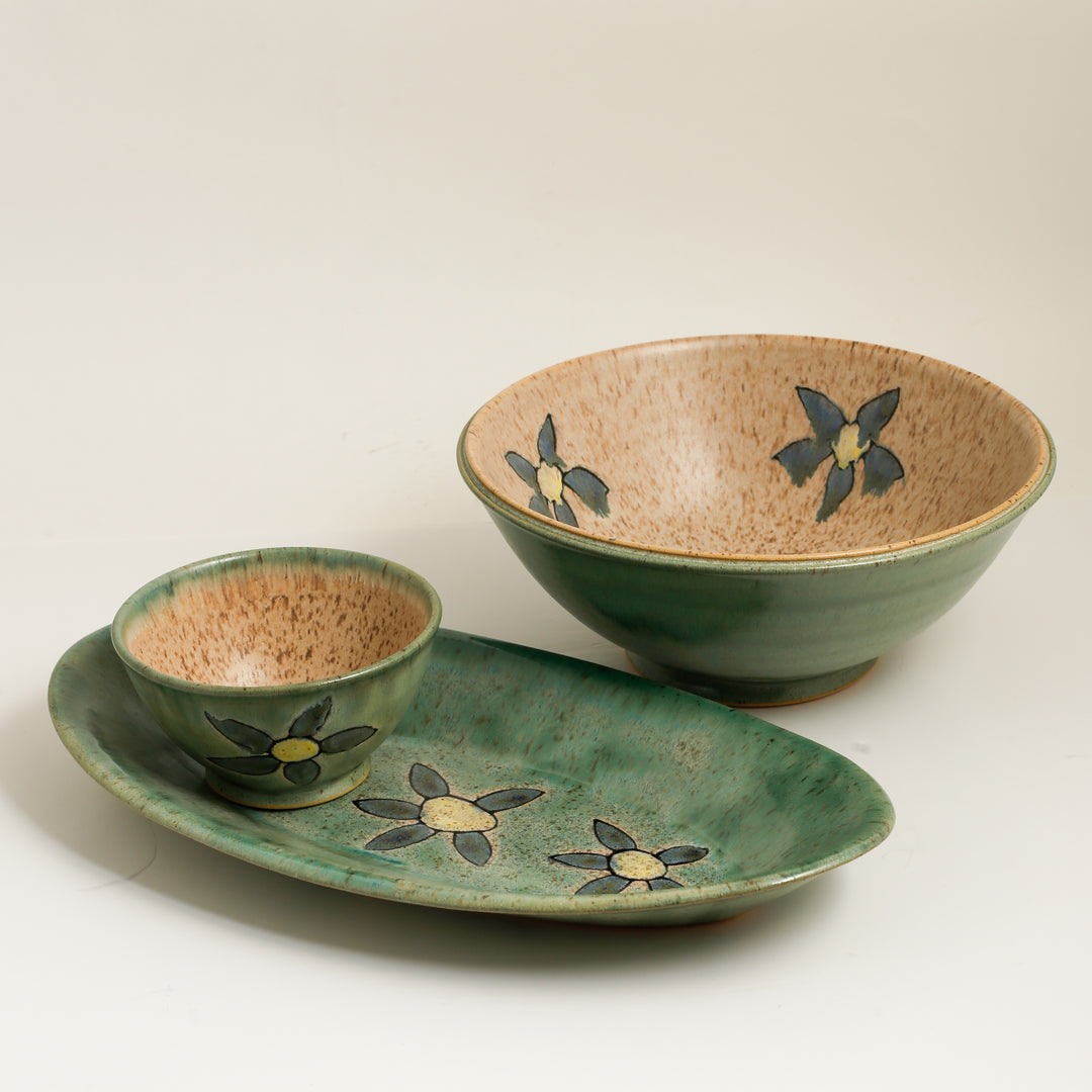 Pre-Order Stoneware Serving Set of 3