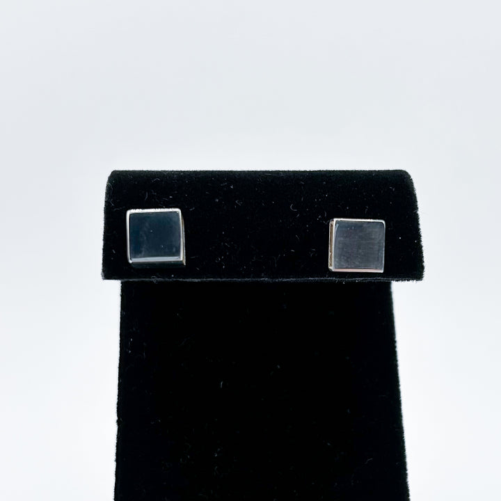 Earrings, Ultra Modern Post Cube