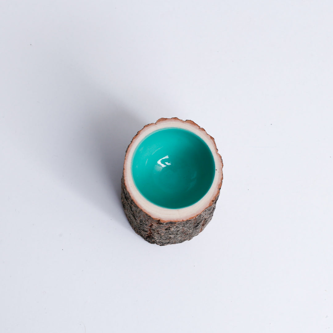 Log Bowl Size 2 - Aqua