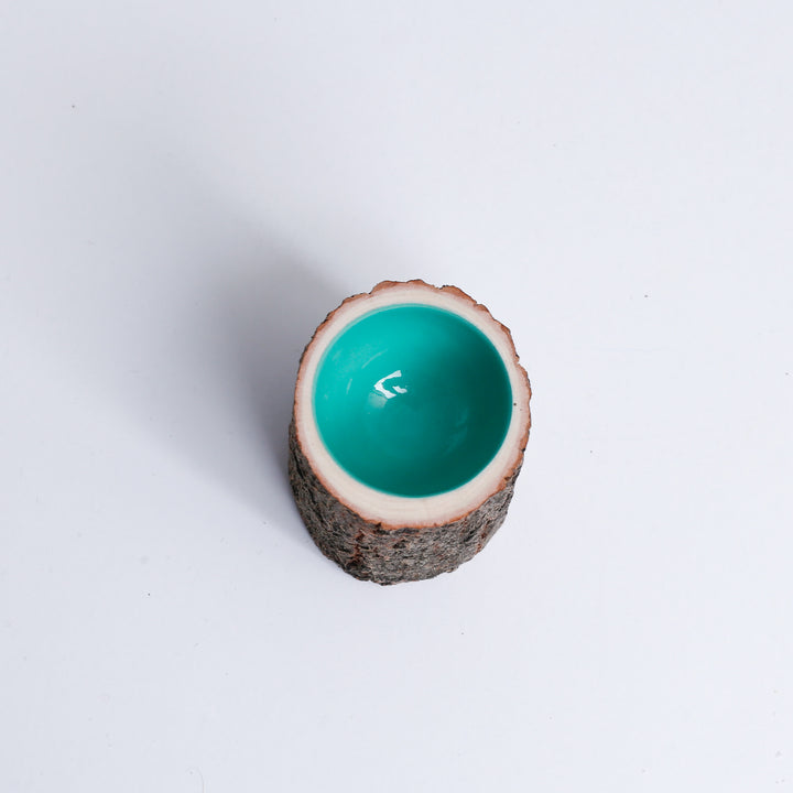 Log Bowl Size 2 - Aqua