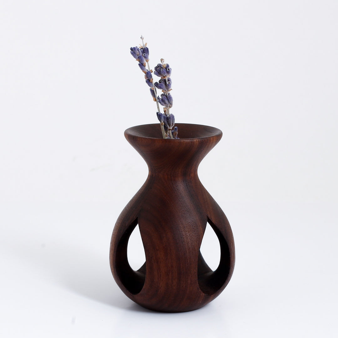 Bud Vase With Glass Insert