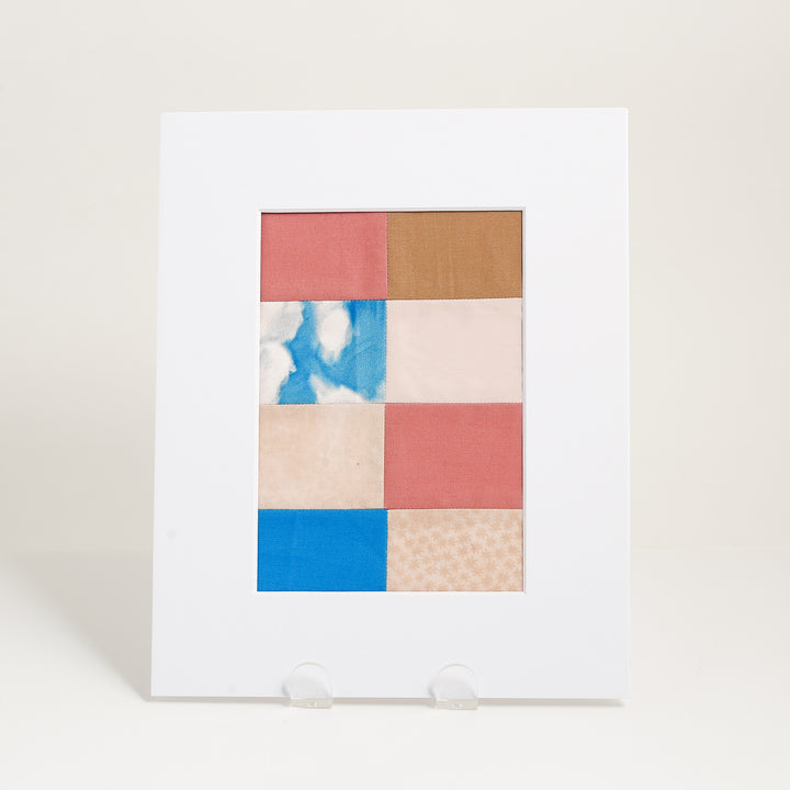 Matted Patchwork 'Prints' - 8 x10"