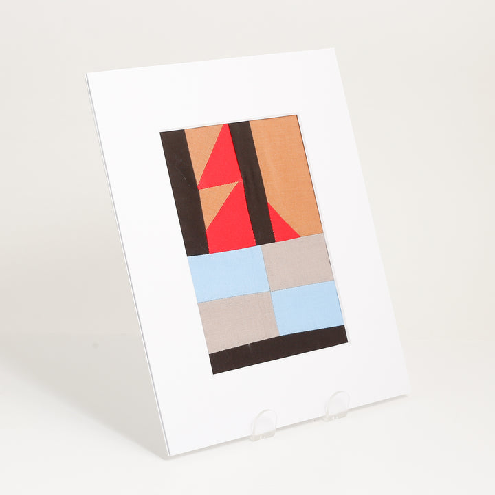 Matted Patchwork 'Prints' - 8 x10"