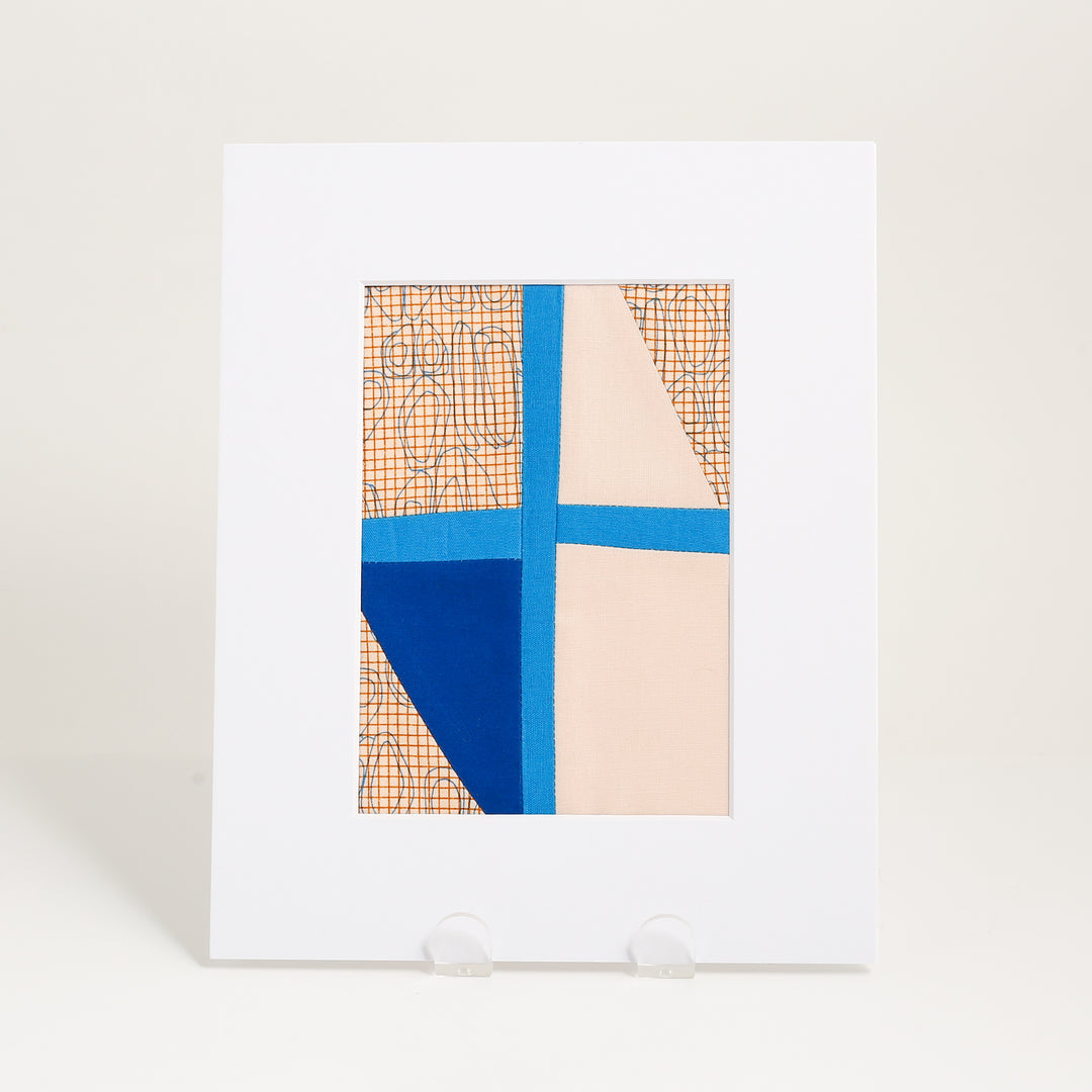 Matted Patchwork 'Prints' - 8 x10"