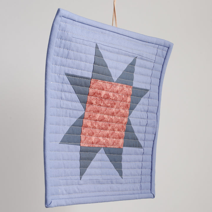 Sawtooth Star Quilted Wall Hanging - Butterflies
