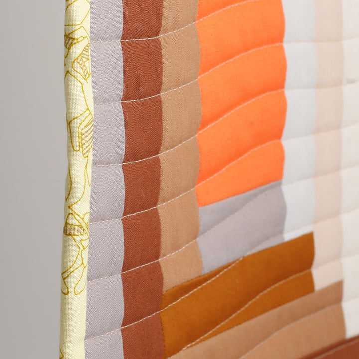 Log Cabin Quilted Wall Hanging