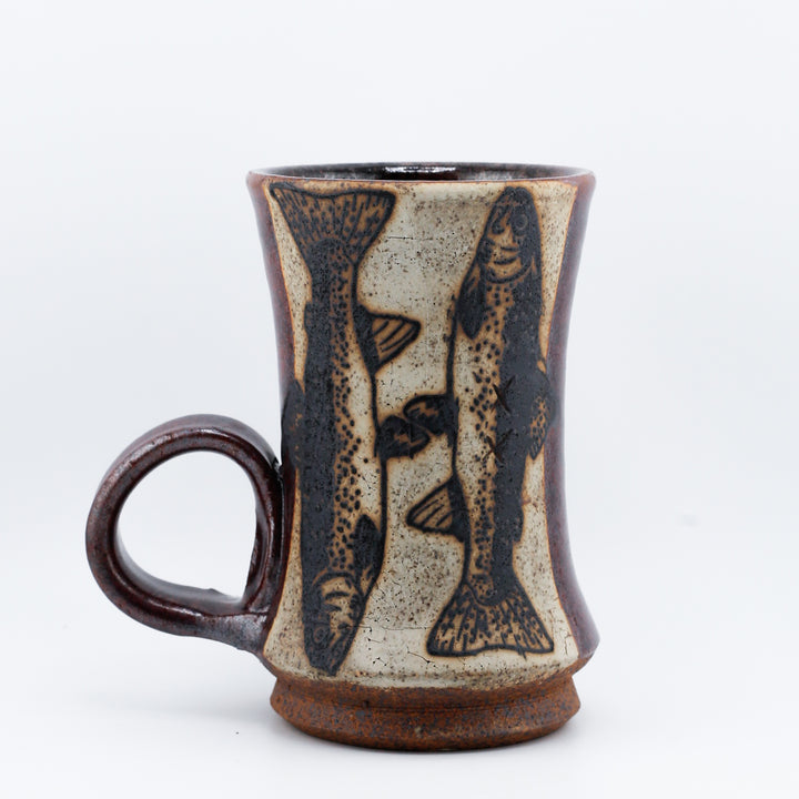 Narrow Mug - Rainbow Trout HC-194