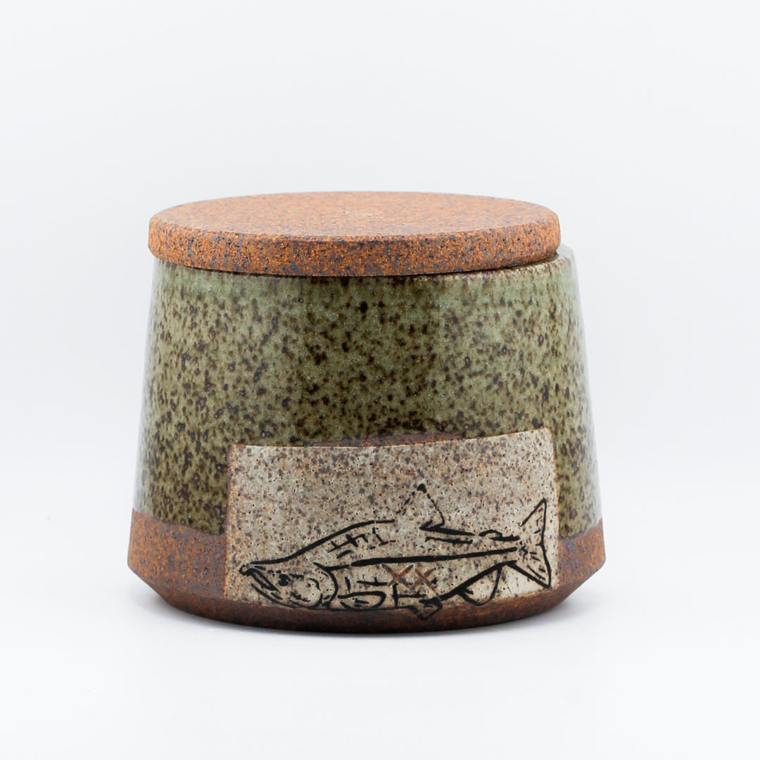 Butter Dish - Salmon HC-217