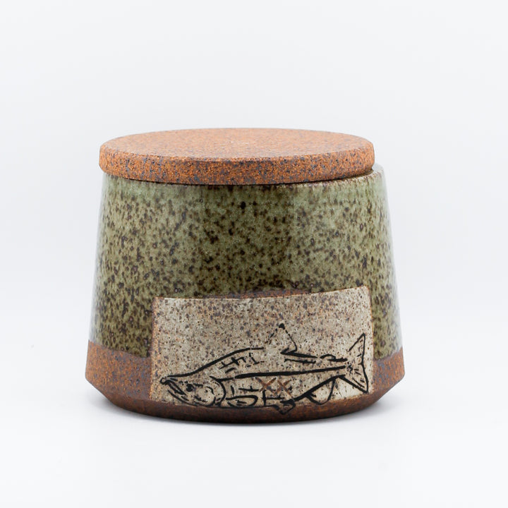 Butter Dish - Salmon HC-217