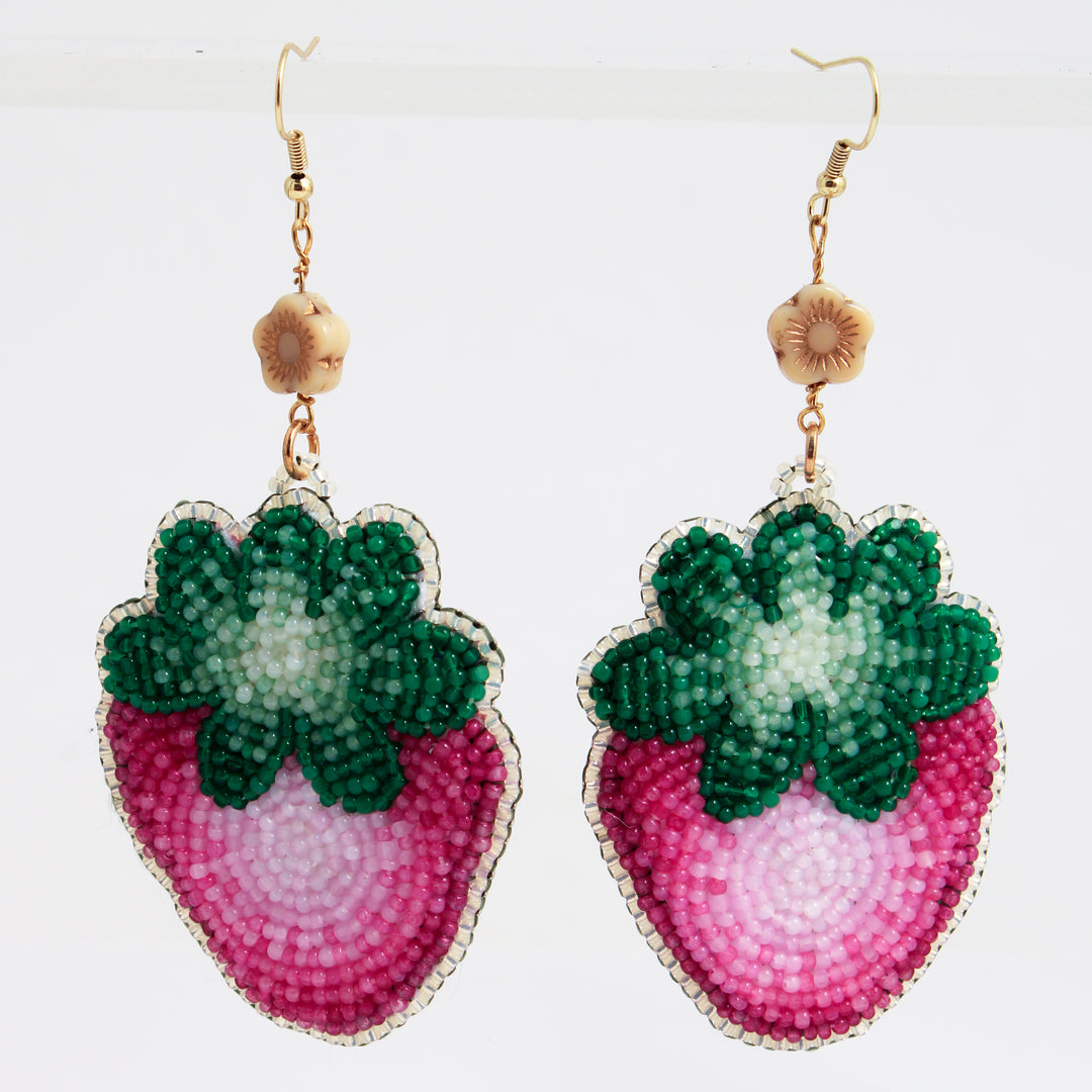 Sparkling Gardens Flat Stitch Earring