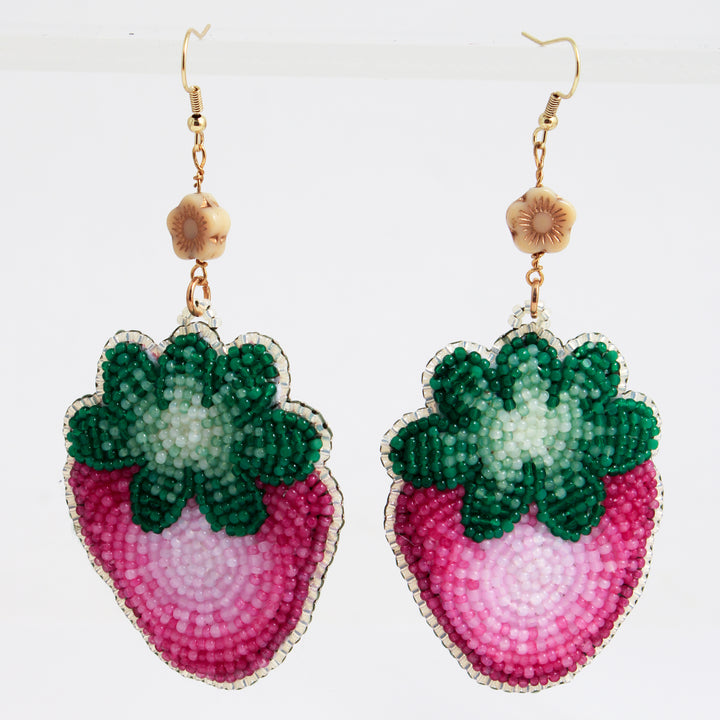 Sparkling Gardens Flat Stitch Earring