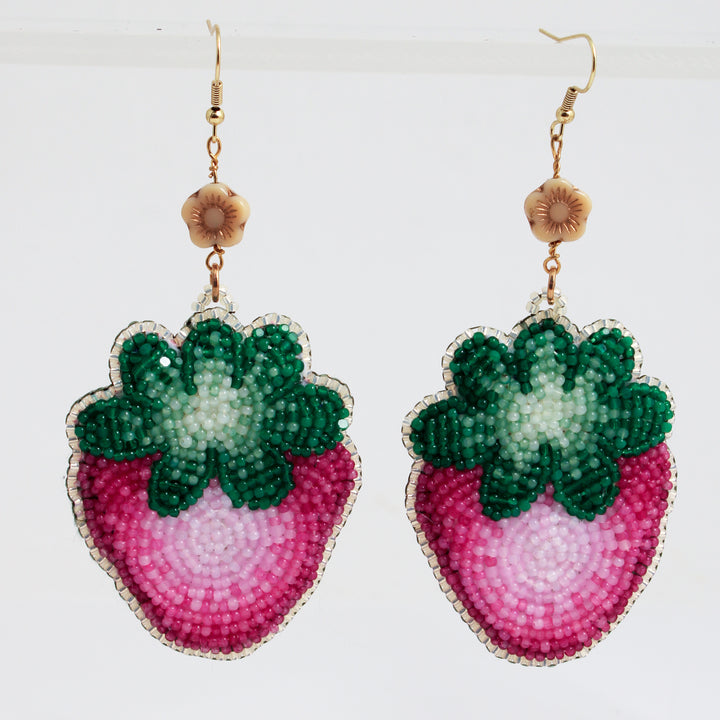 Sparkling Gardens Flat Stitch Earring