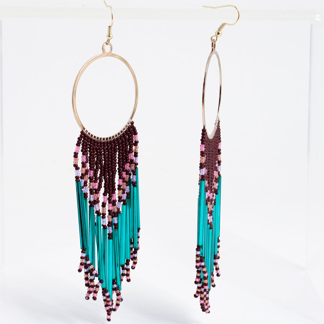 Nighttime Dancer Fringe Earring